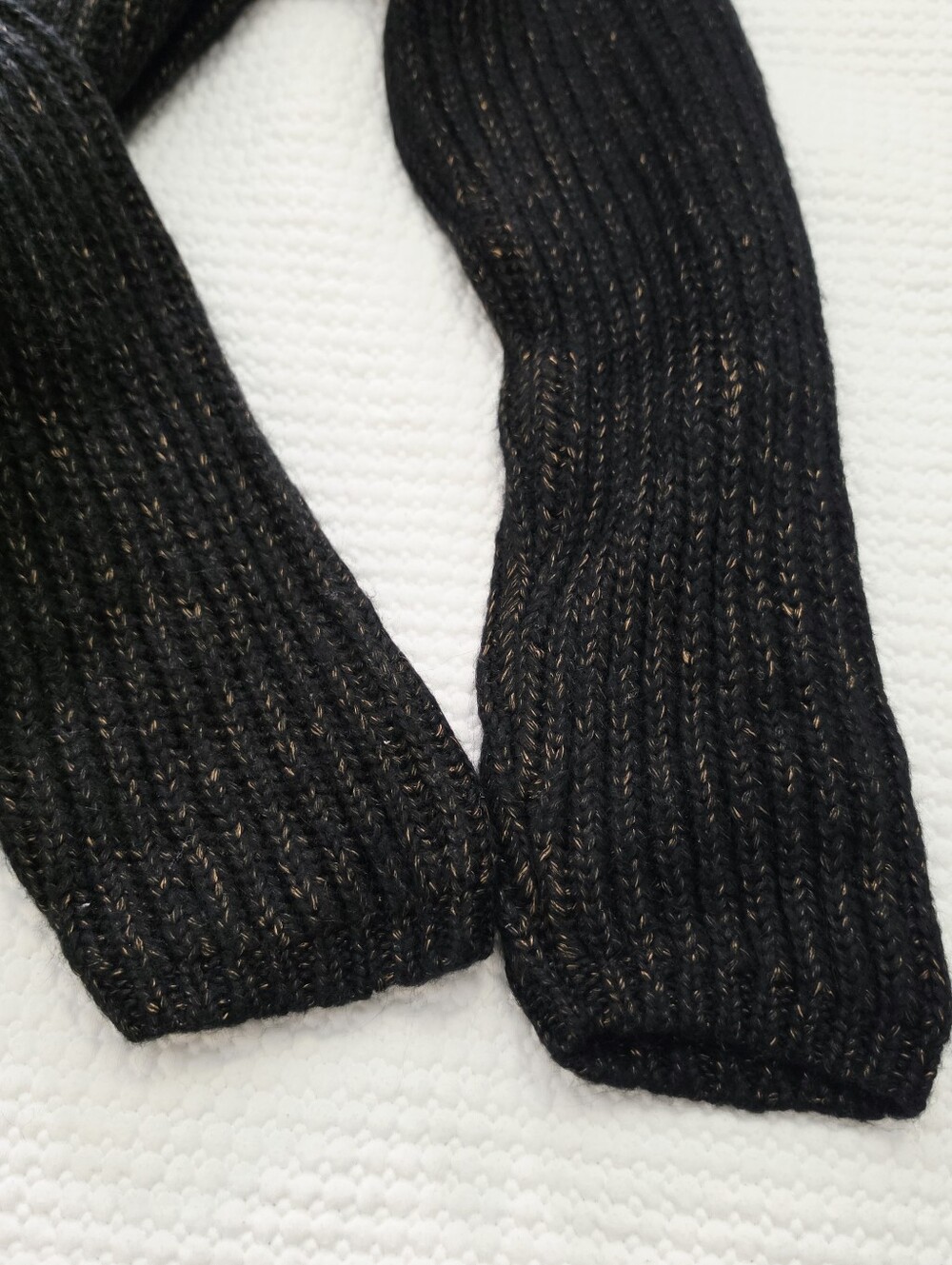 MOS MOSH Black Ribbed Button-Shoulder Sweater - Picture 9 of 10